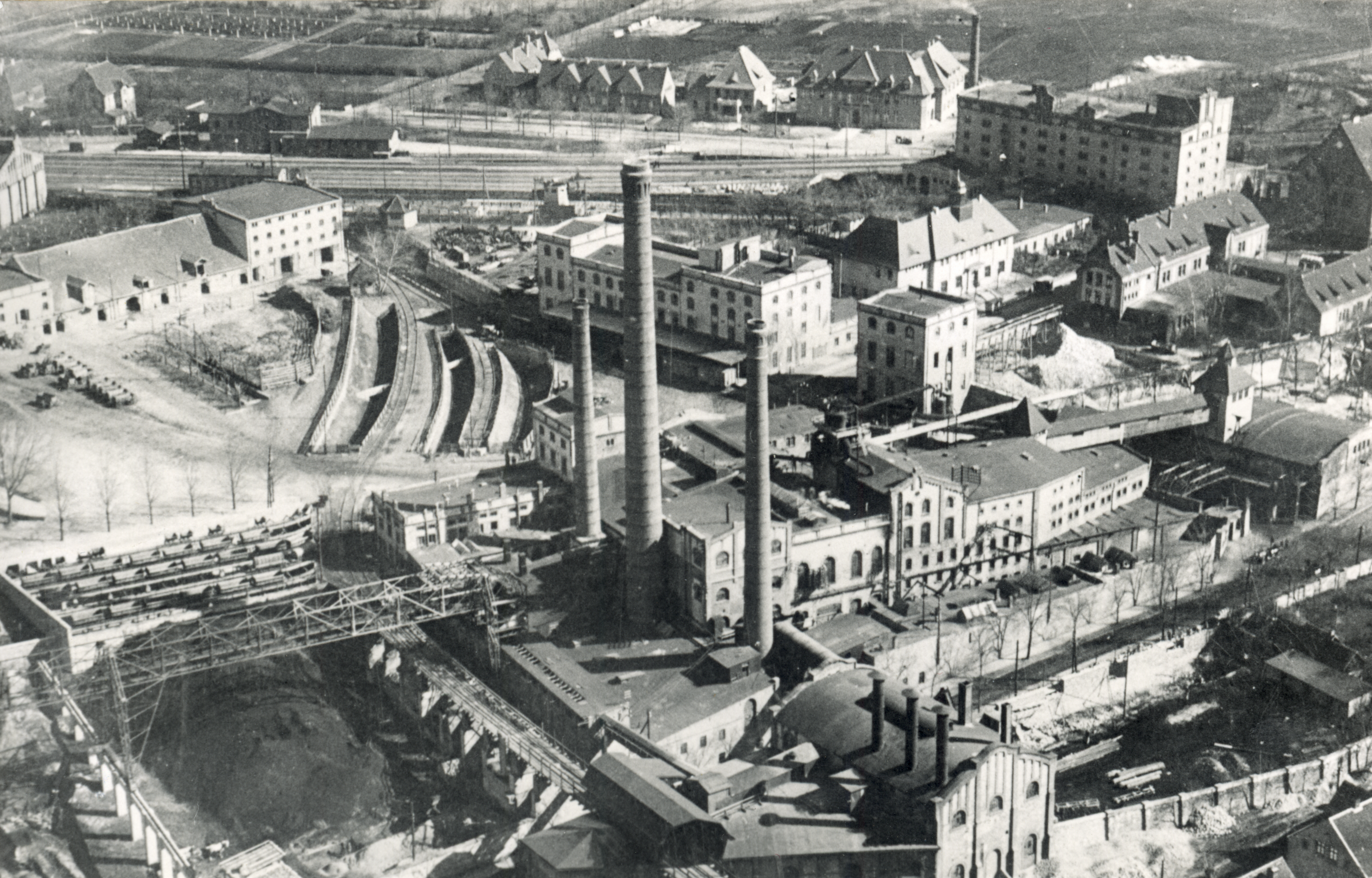 Zuckerfabrik in Klein Wanzleben um 1923