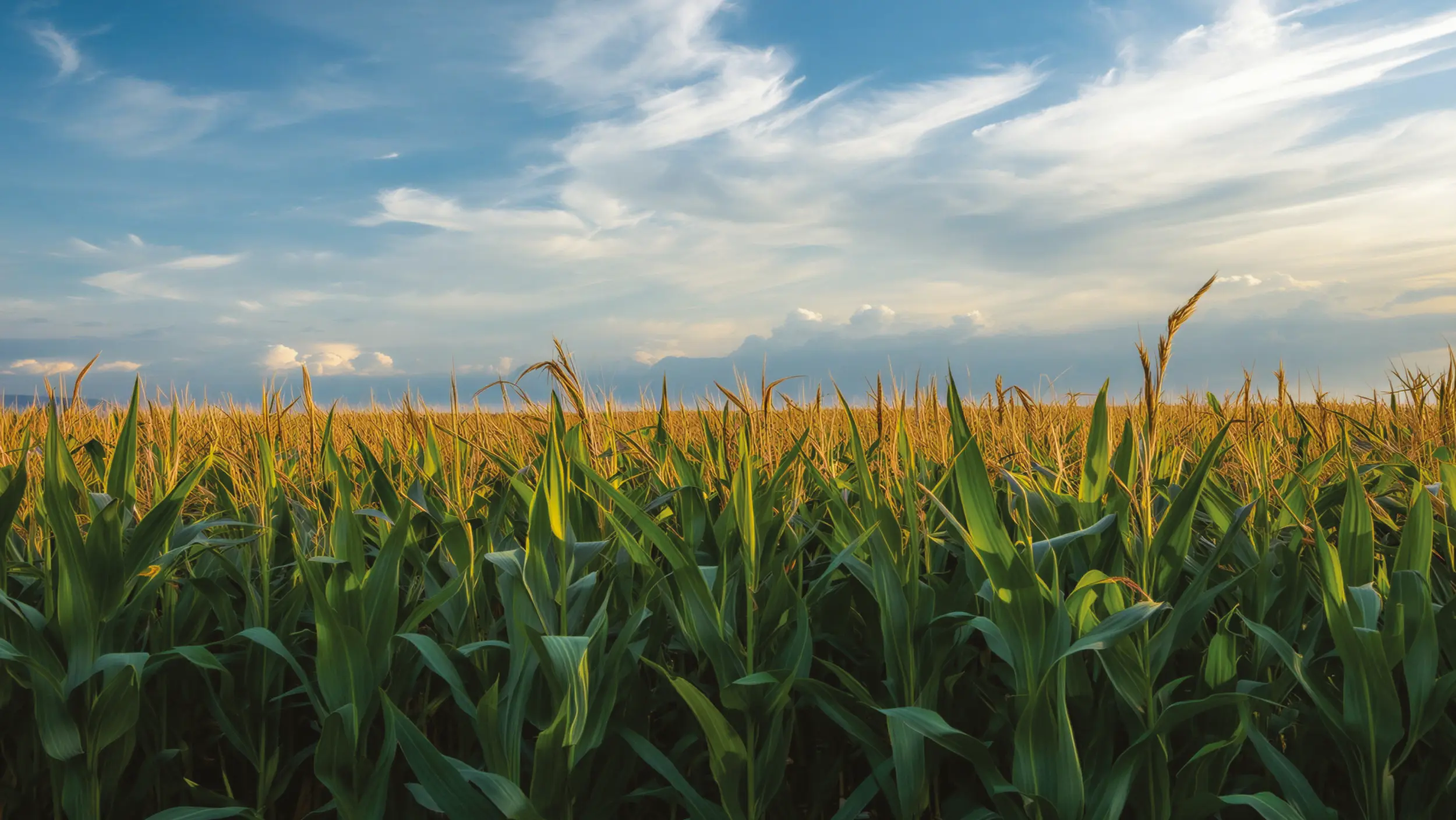 Healthy corn crop showing strong growth, yield potential, and field performance.