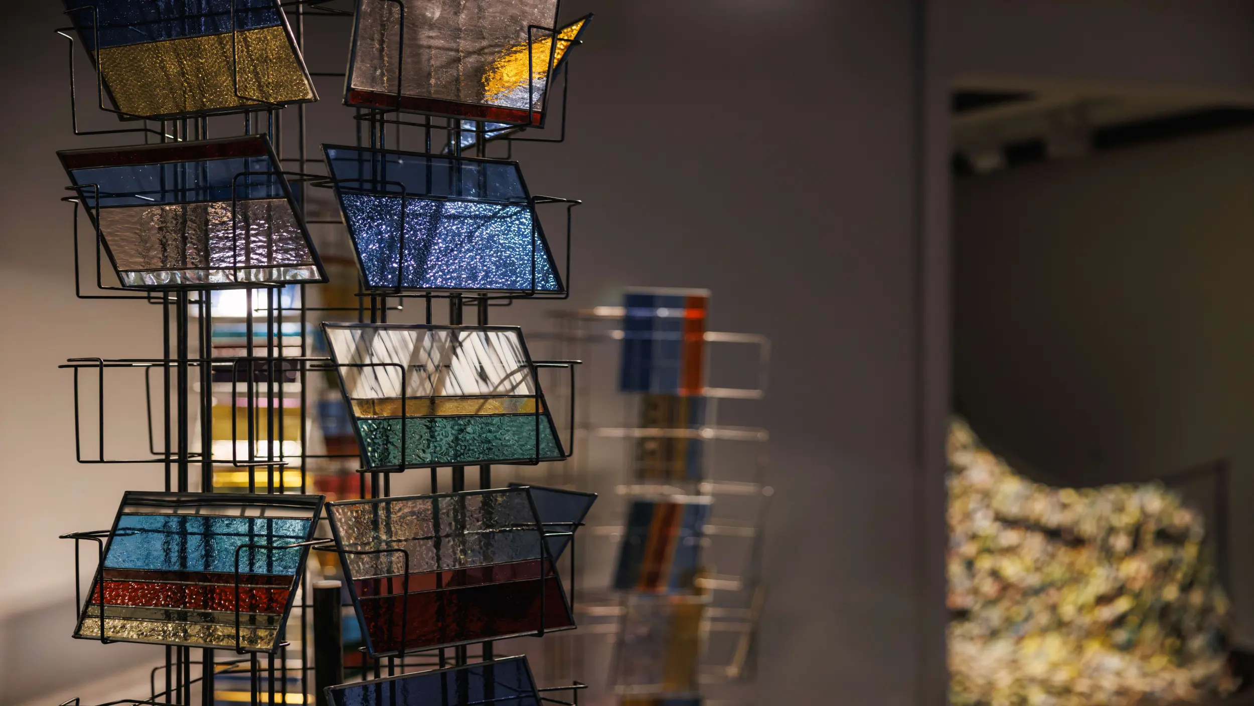 Art out of glass presented at the vernissage