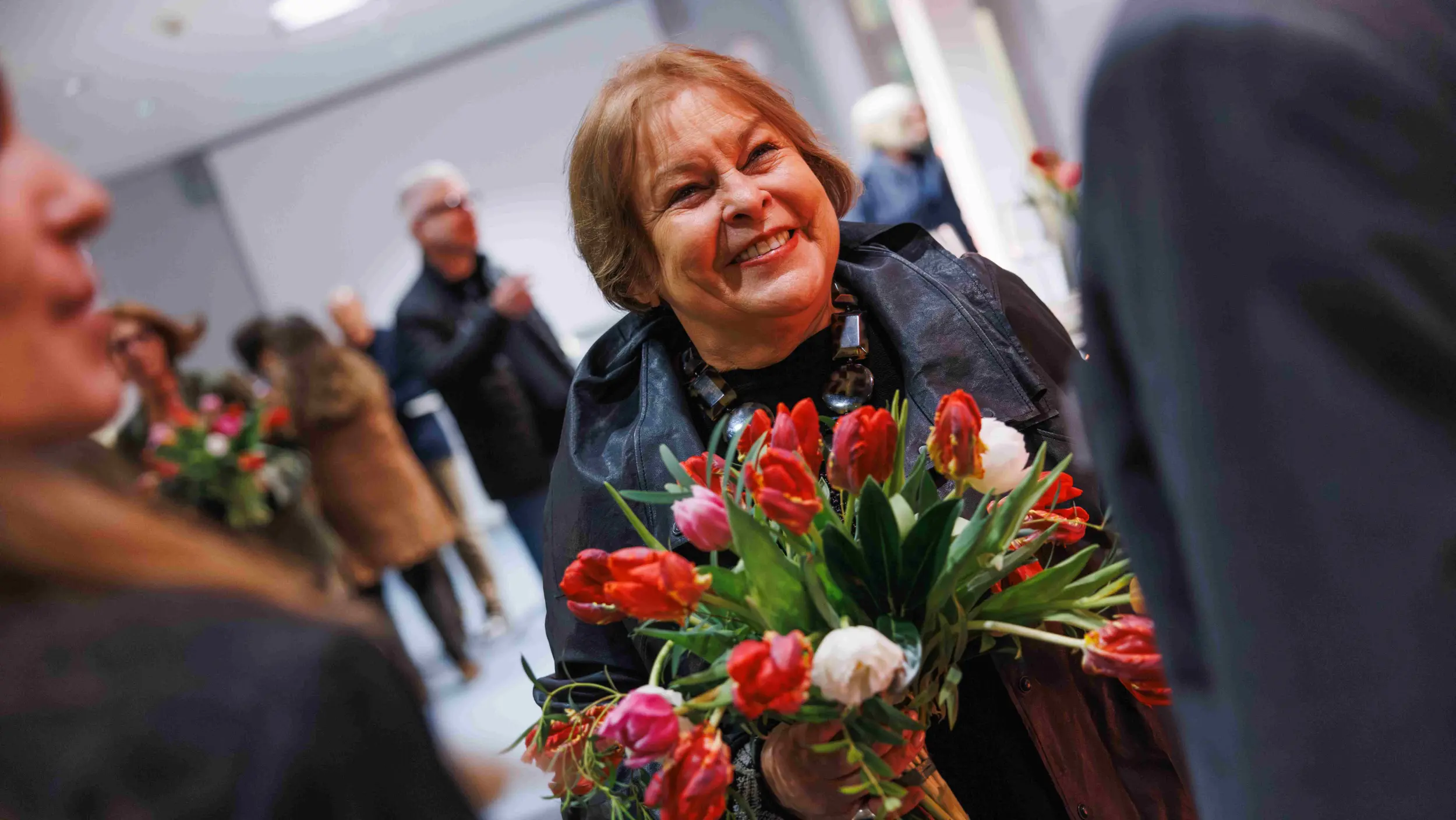 Julia Lormis at the finissage