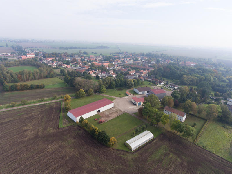 Vedere aeriană a satului Dreilebenv