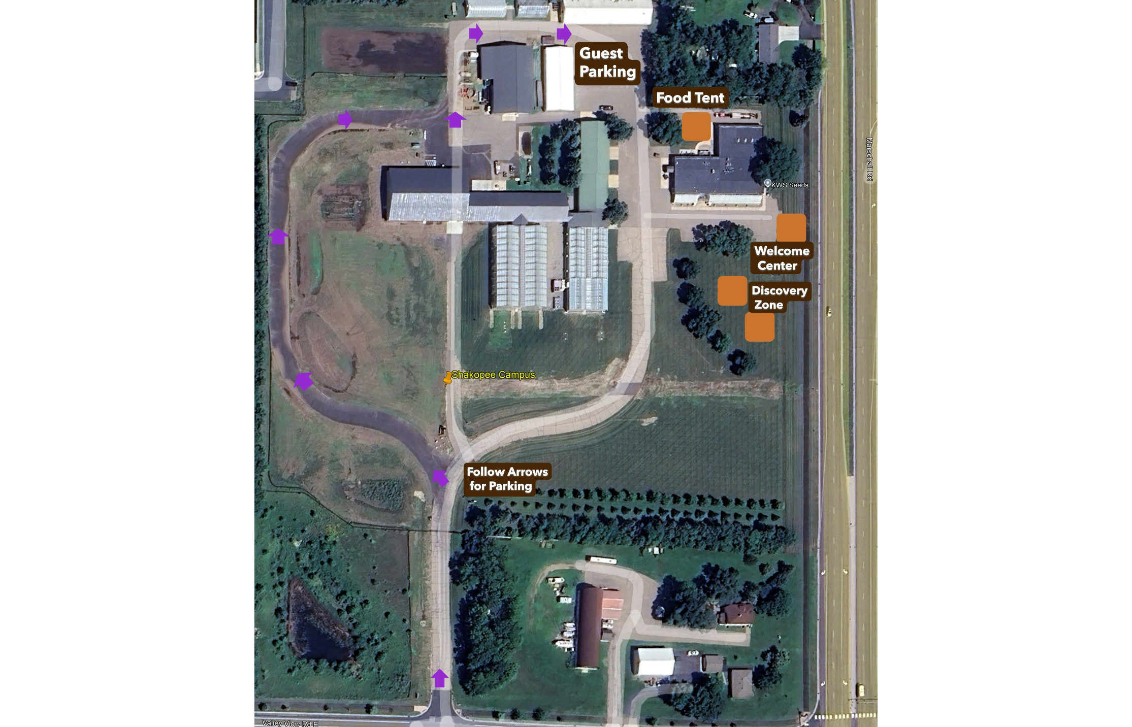 kws shakopee parking map